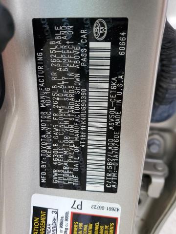 Photo 10 from auction – 2017 TOYOTA CAMRY LE with VIN 4T1BF1FK4HU690390