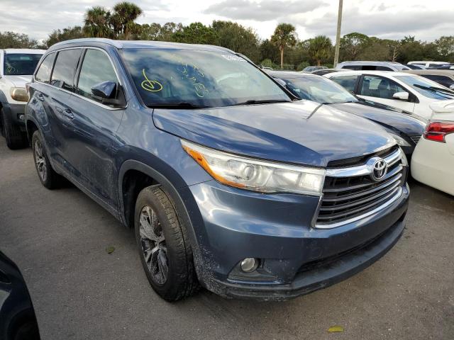 TOYOTA HIGHLANDER 2016 with VIN 5TDKKRFHXGS162889 - Photo from auction