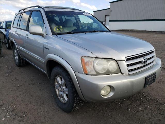 TOYOTA HIGHLANDER 2001 with VIN JTEGF21A310016139 - Photo from auction