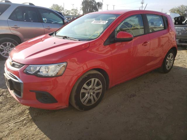 CHEVROLET SONIC 2020 with VIN 1G1JG6SB3L4123623 - Photo from auction