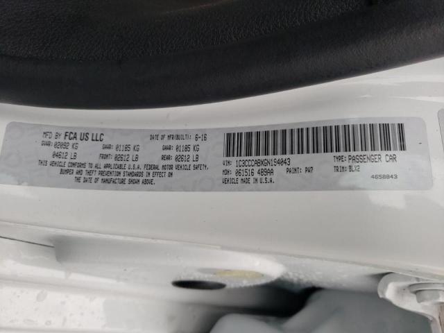 Photo 10 from auction – 2016 CHRYSLER 200 LIMITE with VIN 1C3CCCABXGN194043