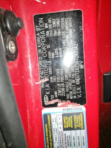 Photo 10 from auction – 2011 KIA SOUL with VIN KNDJT2A25B7249542
