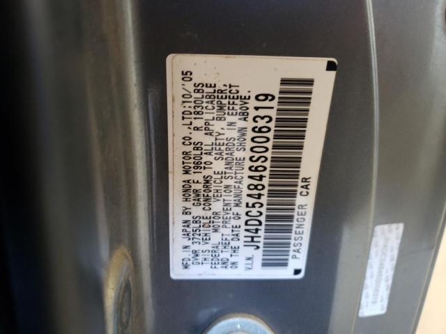 Photo 10 from auction – 2006 ACURA RSX with VIN JH4DC54846S006319
