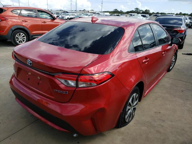 Photo 4 from auction – 2020 TOYOTA COROLLA LE with VIN JTDEBRBE6LJ000144