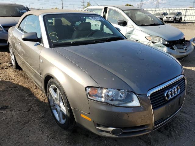 AUDI A4 2.0T CA 2007 with VIN WAUAF48H37K021716 - Photo from auction