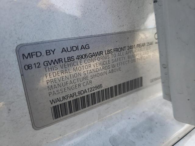 Photo 10 from auction – 2013 AUDI A4 PRESTIG with VIN WAUKFAFL9DA122965