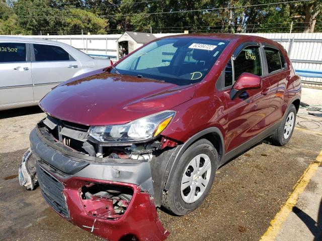 Photo 2 from auction – 2017 CHEVROLET TRAX LS with VIN 3GNCJKSBXHL169100