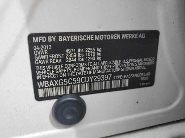 Photo 10 from auction – 2012 BMW 528 I with VIN WBAXG5C59CDY29397