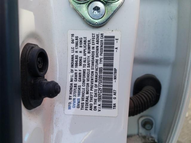 Photo 10 from auction – 2016 HONDA CIVIC EX with VIN 19XFC2F77GE051885