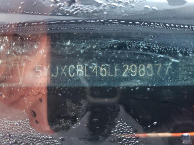 Photo 10 from auction – 2020 TESLA MODEL X with VIN 5YJXCBE46LF298377