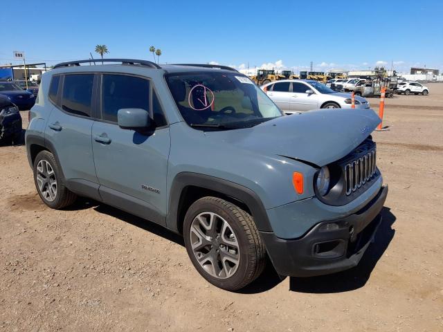 JEEP RENEGADE L 2017 with VIN ZACCJABB3HPF83510 - Photo from auction