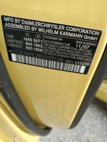 Photo 10 from auction – 2008 CHRYSLER CROSSFIRE with VIN 1C3LN65L38X075528