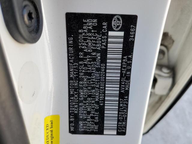 Photo 10 from auction – 2014 TOYOTA AVALON HYB with VIN 4T1BD1EBXEU020460