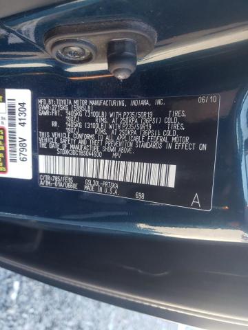 Photo 10 from auction – 2011 TOYOTA SIENNA SPO with VIN 5TDXK3DC1BS044930