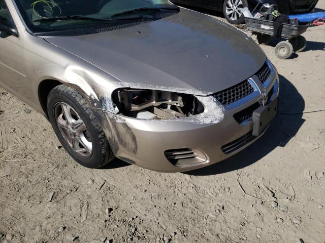 Photo 9 from auction – 2004 DODGE STRATUS SX with VIN 1B3EL46X54N334639