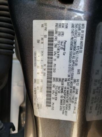 Photo 10 from auction – 2013 FORD FOCUS SE with VIN 1FADP3F20DL307444