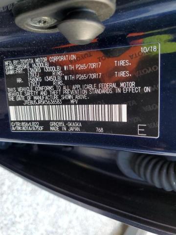 Photo 10 from auction – 2019 TOYOTA 4RUNNER SR with VIN JTEBU5JR5K5636583