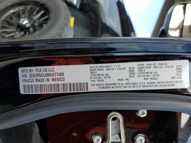 Photo 10 from auction – 2021 RAM 2500 BIG H with VIN 3C6UR5DL6MG677409