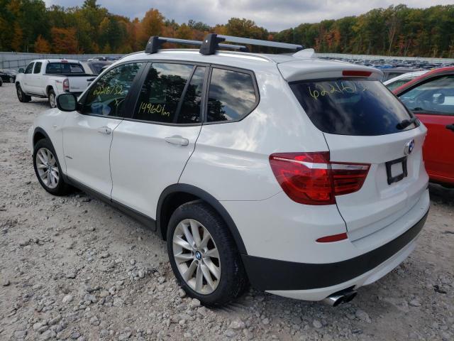 Photo 3 from auction – 2013 BMW X3 XDRIVE2 with VIN 5UXWX9C54D0A24441