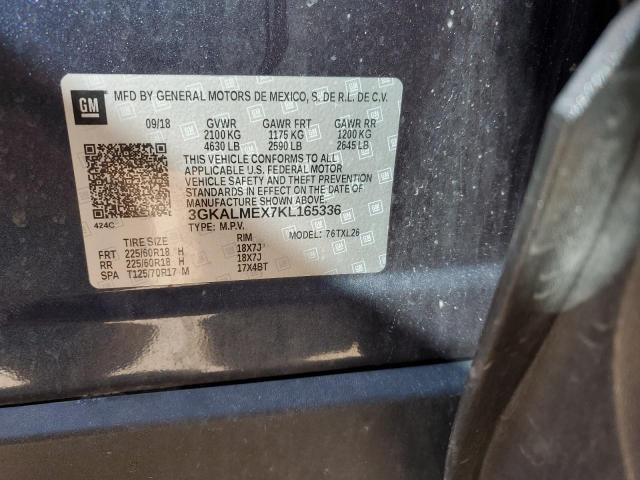 Photo 10 from auction – 2019 GMC TERRAIN SL with VIN 3GKALMEX7KL165336