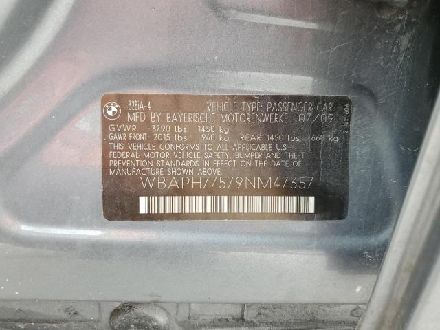 Photo 10 from auction – 2009 BMW 328 I with VIN WBAPH77579NM47357