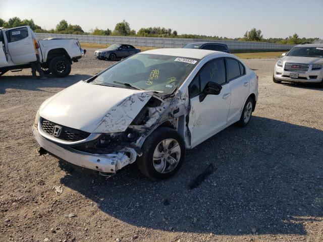 Photo 2 from auction – 2015 HONDA CIVIC LX with VIN 19XFB2F53FE054850