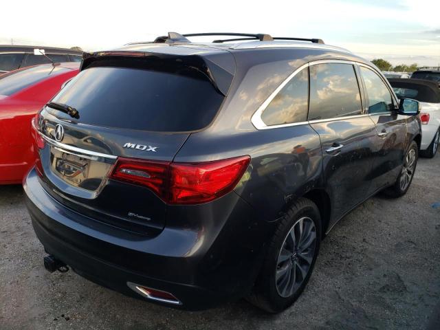 Photo 4 from auction – 2016 ACURA MDX TECHNO with VIN 5FRYD4H41GB051619