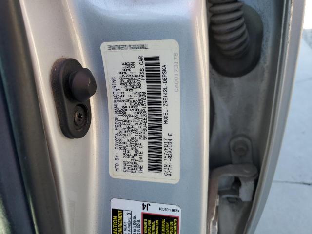 Photo 10 from auction – 2013 TOYOTA COROLLA BA with VIN 5YFBU4EE2DP157890