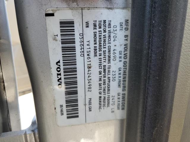Photo 10 from auction – 2004 VOLVO V70 with VIN YV1SW61T842434982
