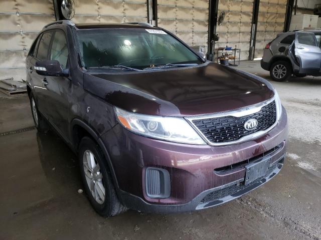 KIA SORENTO LX 2015 with VIN 5XYKT4A74FG587177 - Photo from auction