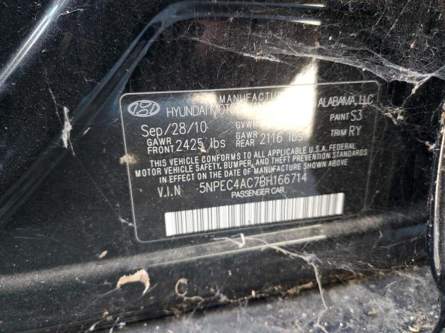 Photo 10 from auction – 2011 HYUNDAI SONATA with VIN 5NPEC4AC7BH166714