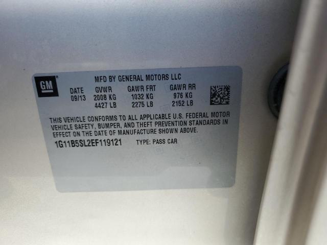 Photo 10 from auction – 2014 CHEVROLET MALIBU LS with VIN 1G11B5SL2EF119121