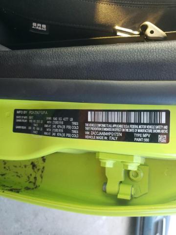 Photo 10 from auction – 2017 JEEP RENEGADE S with VIN ZACCJAAB4HPG17374