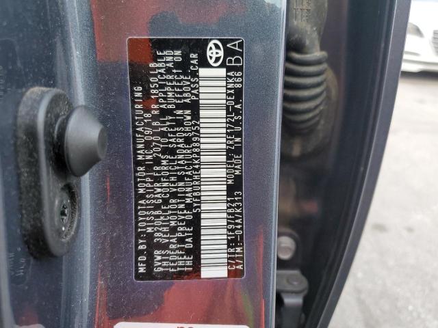 Photo 10 from auction – 2019 TOYOTA COROLLA L with VIN 5YFBURHE4KP889752