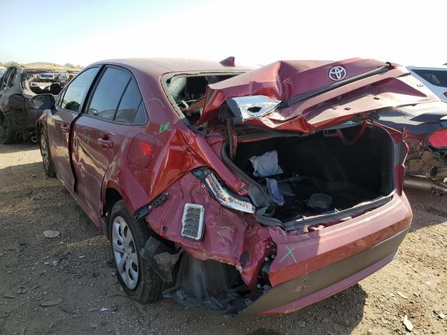Photo 3 from auction – 2022 TOYOTA COROLLA LE with VIN JTDEPMAE4NJ198344