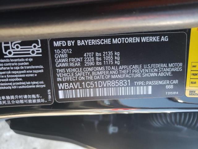 Photo 10 from auction – 2013 BMW X1 XDRIVE2 with VIN WBAVL1C51DVR85831