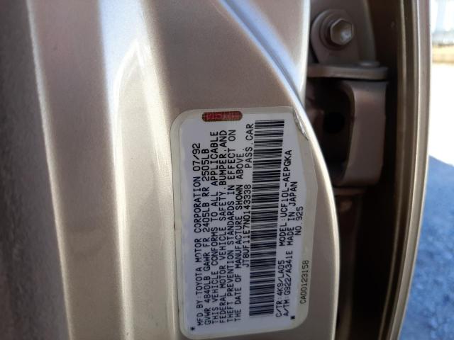 Photo 10 from auction – 1992 LEXUS LS 400 with VIN JT8UF11E7N0143338