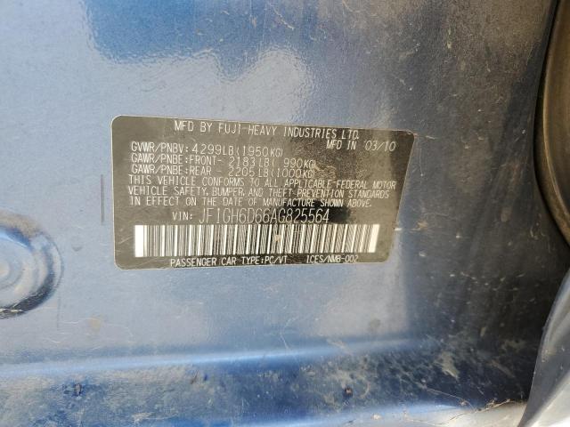 Photo 10 from auction – 2010 SUBARU IMPREZA OU with VIN JF1GH6D66AG825564