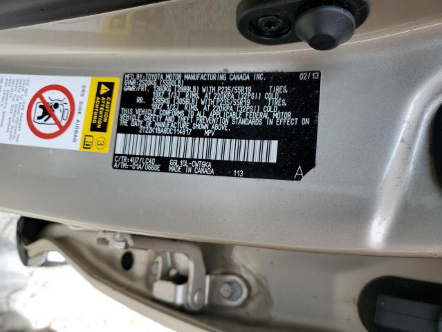 Photo 10 from auction – 2013 LEXUS RX 350 with VIN 2T2ZK1BA8DC114817
