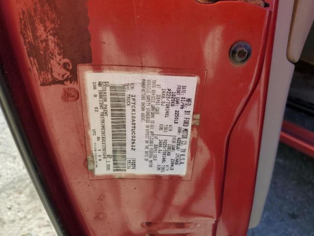 Photo 10 from auction – 1996 FORD RANGER with VIN 1FTCR10A0TUC02612