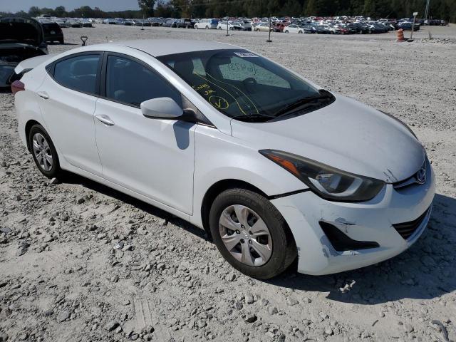 Photo 1 from auction – 2016 HYUNDAI ELANTRA SE with VIN 5NPDH4AE2GH729075