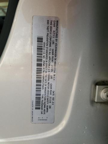Photo 10 from auction – 2011 VOLKSWAGEN JETTA SEL with VIN 3VWLX7AJ5BM357065