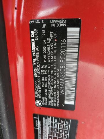 Photo 10 from auction – 1990 BMW 325 IC AUT with VIN WBABB2308LEC20116