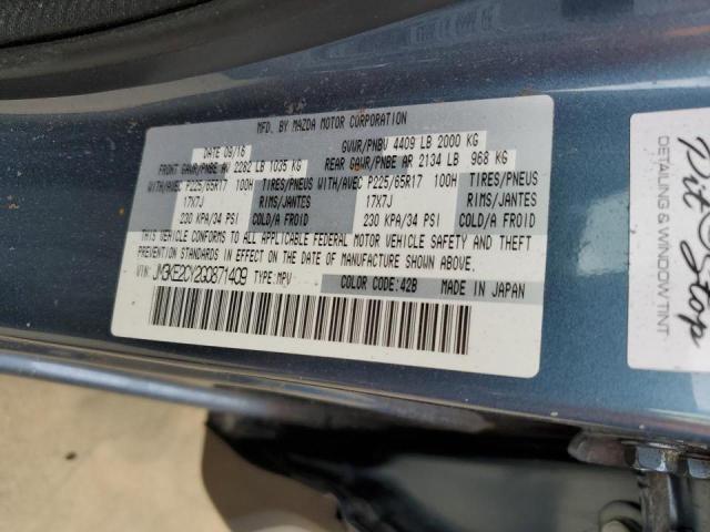 Photo 10 from auction – 2016 MAZDA CX-5 TOURI with VIN JM3KE2CY2G0871409