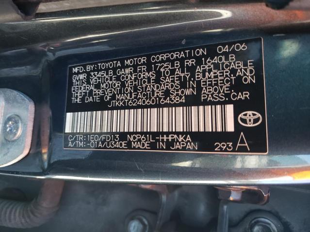 Photo 10 from auction – 2006 TOYOTA SCION XA with VIN JTKKT624060164384