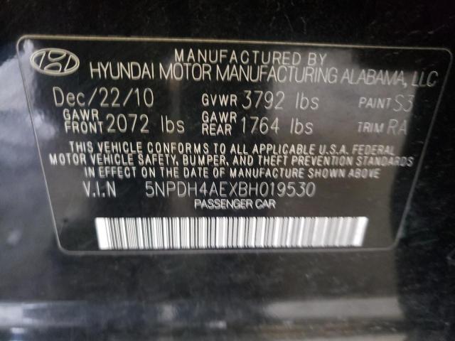 Photo 10 from auction – 2011 HYUNDAI ELANTRA GL with VIN 5NPDH4AEXBH019530
