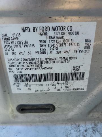 Photo 10 from auction – 2015 FORD F150 SUPER with VIN 1FTEW1EF8FFA42462