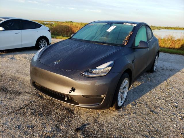 Photo 2 from auction – 2021 TESLA MODEL Y with VIN 5YJYGDEE5MF184515