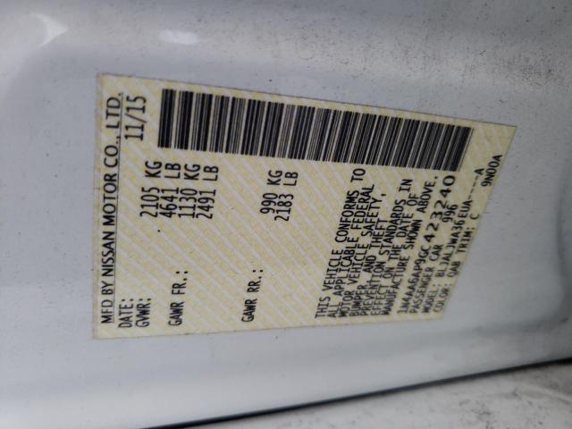 Photo 10 from auction – 2016 NISSAN MAXIMA 3.5 with VIN 1N4AA6AP9GC423240