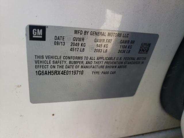 Photo 10 from auction – 2014 CADILLAC ATS LUXURY with VIN 1G6AH5RX4E0119710
